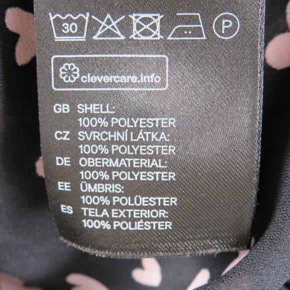 H&M*‎ Women's Long Sleeve Boat Neck Elastic Hem/Cuffs Pullover Blouse~ Size 8 - Picture 4 of 10